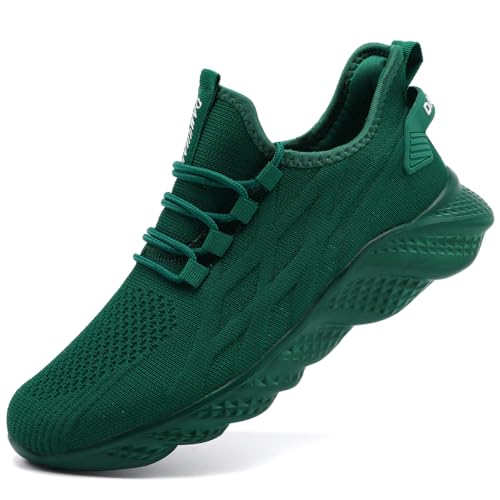 Men's Walking Running Shoes Sneakers Athletic Non Slip On Sports Tennis Fitness Shoes Casual Workout Lightweight Breathable Trainers Gym Fashion Mesh Soft Comfortable Shoe