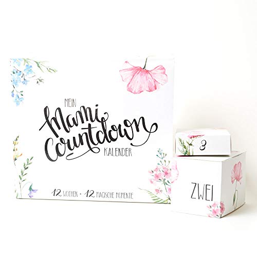 Mami Countdown Kalender, personalisiert, Verwöhnbox für werdende Mamas Cover