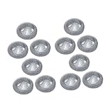 HOMSFOU 12個洗濯機排水ホース用 ステンレススチール製糸くずトラップ 効率的な水流改善と詰まり防止対策 取り付け簡単な洗濯機フィルター