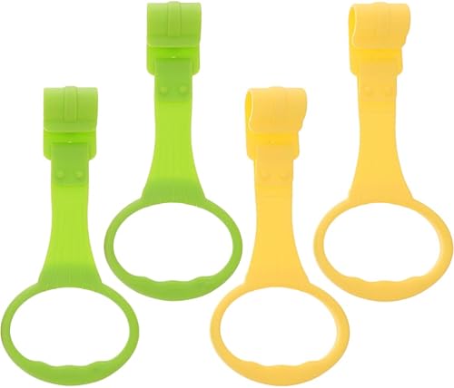 Toddmomy 4 anillos de pie para bebé, gimnasio, cuna de bebé, cama de bebé, anillos de pie para guardería, cuna de bebé, anillos para bebés, bebés,