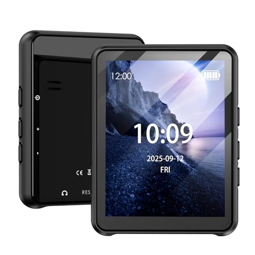 Gueray 64GB Bluetooth MP3-Player Tragbarer MP3 Player 2,4 Zoll Touchscreen Digitaler Musikspieler mit HiFi-Sound Eingebauter FM-Radio Lautsprecher Unterstützung Gueray 64GB Bluetooth MP3-Player Tragbarer MP3 Player 2,4 Zoll Touchscreen Digitaler Musikspieler mit HiFi-Sound Eingebauter FM-Radio Lautsprecher Unterstützung