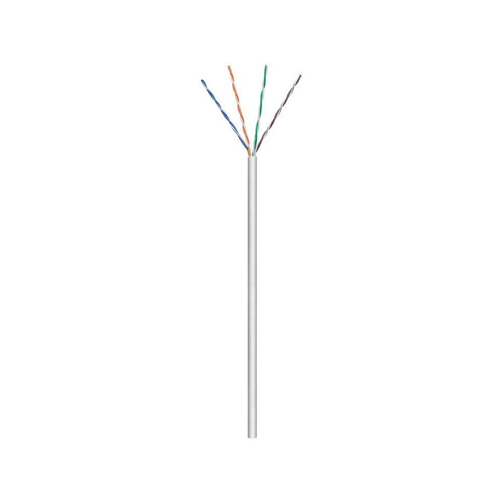 Goobay 93293 Kabel sieciowy CAT 6, U/UTP, szary, długość 100m