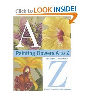 Cover of Painting Flowers A-Z