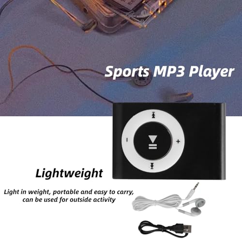EIMSOAH Portable Mini MP3 Player 8GB Black - Image 6