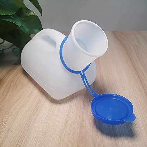Heren Urinoir-1000ML Wit Met Hoes Smaakloos Gemakkelijk Te Reinigen Herbruikbaar Voor Oudere Mannen Kinderen Bedlegerig… - Image 3