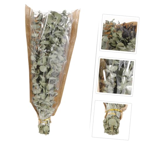 Ramo colgante de lavanda y eucalipto seco natural 12 tallos miniatura 6