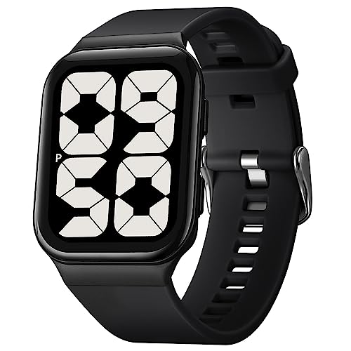 Extra Large Numbers Watch for Men, Waterproof Mens Digital Watch Womens Men's Wrist Watches for Elderly Senior Women