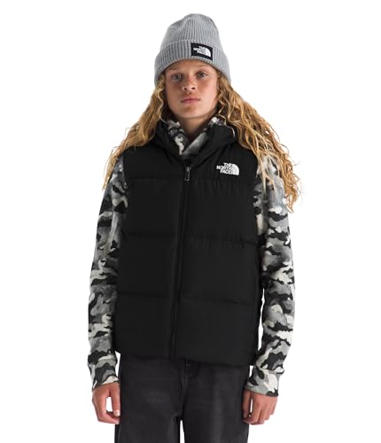 THE NORTH FACE Kids' North Down Hooded Vest | 600 Fill Recycled Waterfowl Down Insulated, Water Repellent, Zip Pockets4