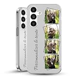 ZDYCASE Cover Personalizzata Custodia per Samsung Galaxy S20FE 4G/5G Personalizzato con Foto Testi,TPU Silicone Personalizza Custom Case cover con foto personalizzata per Samsung S20FE