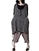 Mordenmiss Women's Summer Vest Dress Pull-Up Hem Top Gray