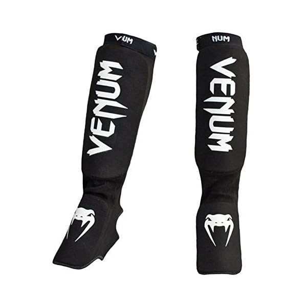 Venum-Kontact-Shin-and-Instep-Guards Venum "Kontact" Shin and Instep Guards, Black