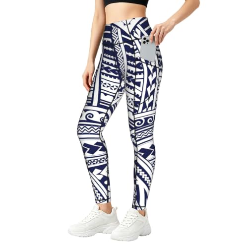 Pantalones de yoga para mujer que no se transparentan elásticos con bolsillos