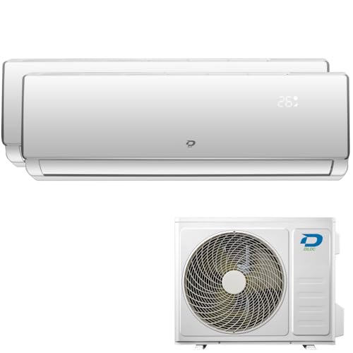 CLIMATISEUR MULTI BI-SPLIT R32 DILOC 9000+12000 BTU wifi COMPRESSEUR SHARP