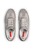 LLOYD Męskie półbuty Baldwin, męskie Low-Top Sneaker, luźna wkładka, Ghobi Beige Offwhite, 42 EU