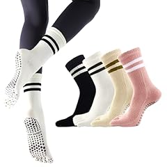 4 Pairs Pink Beige White Black