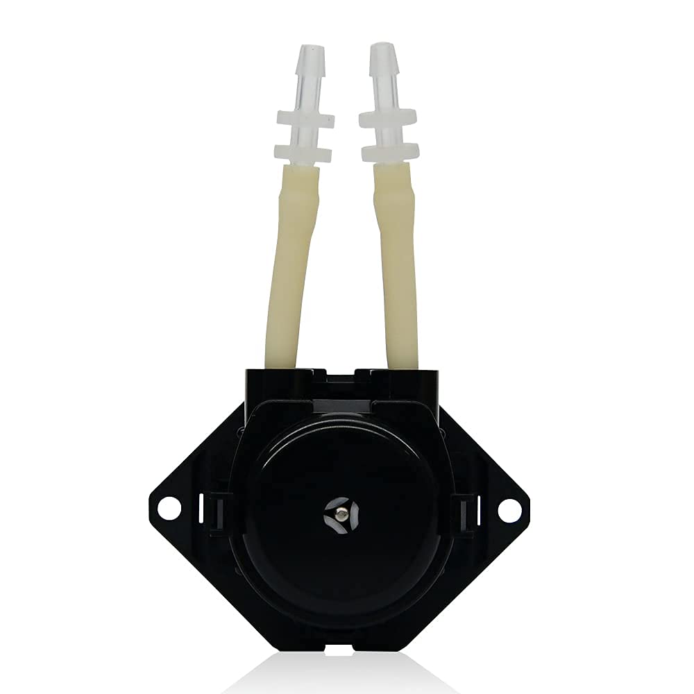 Kamoer black NKP small peristaltic pump 12V DC long service life liquid dosing pump for aquarium DIY lab analytical 2mm ID x 4mm OD with BPT tube