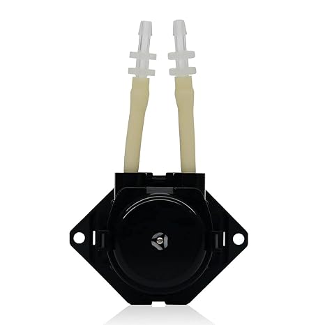 Kamoer black NKP small peristaltic pump 12V DC long service life liquid dosing pump for aquarium DIY lab analytical 2mm ID x 4mm OD with BPT tube