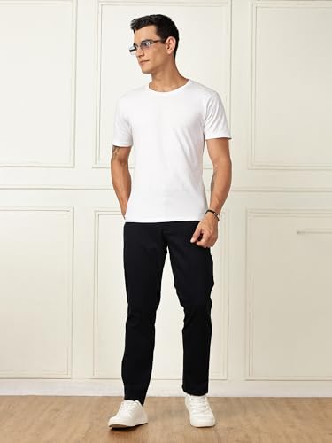Image of Thomas Scott Men's | Solid | Regular Fit | Premiun Cotton | 4 Pocket | Formal wear Trouser | Casual Chino | Pants for Men