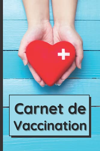 Carnet de vaccination: Vaccin pour adolescents et adultes | Vaccination adulte | Diphtérie - Tétanos - Poliomyélite - Coqueluche-Rougeole - Oreillons ... 22.86 x 15.24 cm | Valable toute la vie