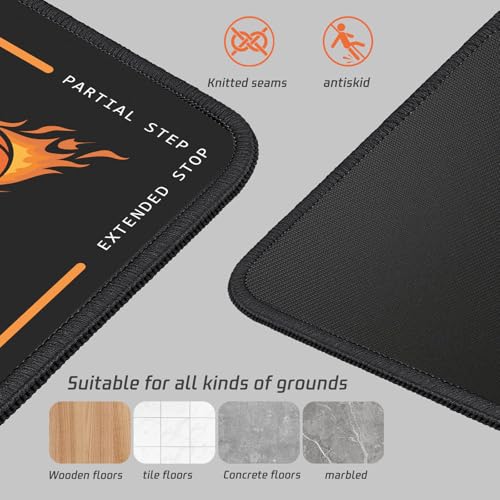 Basketball Footwork Training Mat,Basketball Training Equipment,Agility Footstep Training Mat, Basketball Pads for Training All Levels, Non-Slip Silent Equipment for All Ages to Improve Speed, Strength and Coordination by 2F22E - Used condition - Image 7