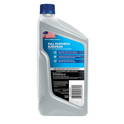 Image of Valvoline European Vehicle Full Synthetic SAE 0W-30 Motor Oil 1 QT (Pack of 2)