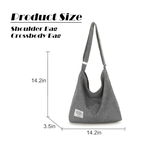 Bolso Grande de Lona para Mujer miniatura 3