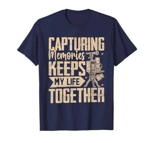 Capturing Memories Keeps My Life Together T-Shirt