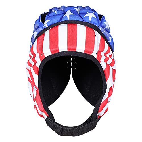 Tuoyr Soft Helmet Rugby Headgear Flag Football Helmet 7 On 7 Shell Padded Headguard Adjustable Head Protector Soccer Goalie Lacrosse Goalkeeper Head Protection For Youth Kids Adult #TOP6