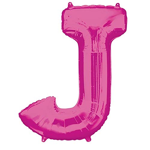 amscan 16" Pink Letter J Balloon