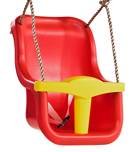Columpio Infantil De Tabla Blanda Con Longitud Ajustable – Soporta Hasta 150 Kg – Ideal Para Jardín, Parque O Patio De Juegos – Color Amarillo