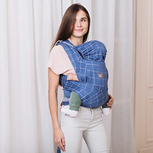 Love & Carry® Love Tie/Mei Tai Ergonomische babydrager voor pasgeborenen (Indigo) - Image 6