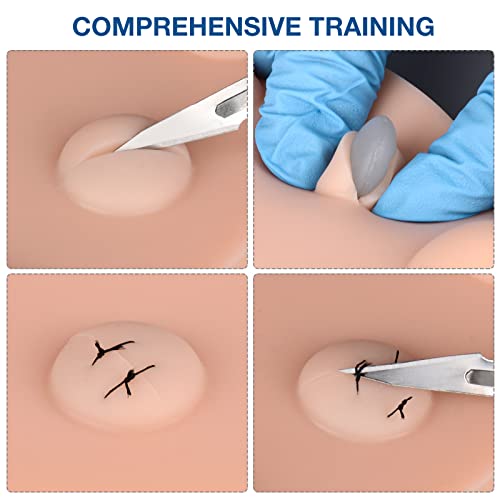 Image of Medarchitect Abscess Incision & Drainage Pad, Sebaceous Cyst Skin Pad, Skin Practice Model for Training and Demonstration of Physician's Cyst Surgical Removal