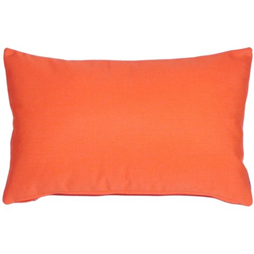 PILLOW DÉCOR Sunbrella Melon 12x19 Outdoor Pillow