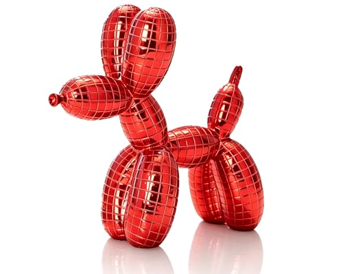 Estatua Perro Globo Disco 5 Pulgadas Decorativo
