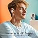 Vibes 202 Wired Earbuds - HiFi in Ear Monitor Headphones – Professional Noise Isolating Ear Buds - Clear Sound, Deep Bass & Comfort-Fit IEM Earphones - MMCX to 3.5mm, Silver Plated Cord, Carrying Case