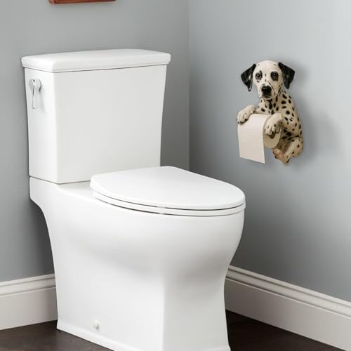 Dispensador de papel de perro para decorar el baño de tu hogar o apartamento 3