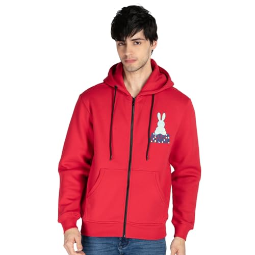 Image of Status Quo Mens Printed Round Neck Hooded Sweatshirt