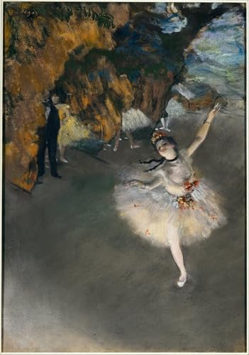 Cuadro lienzos fotos Balletto di Edgar Degas, pintura famosa para sala de estar de 60x90
