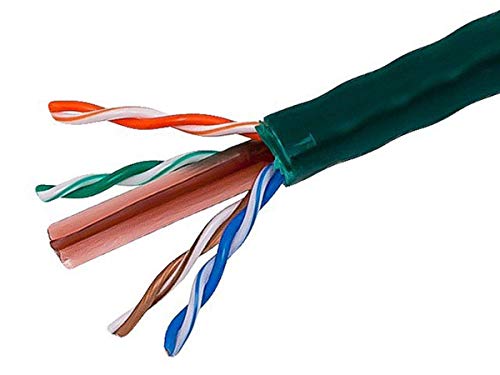 Image of Monoprice Cat6 Ethernet Bulk Cable - Network Internet Cord, Stranded, 550Mhz, UTP, Pure Bare Copper Wire, 24AWG, 1000 Feet, Blue