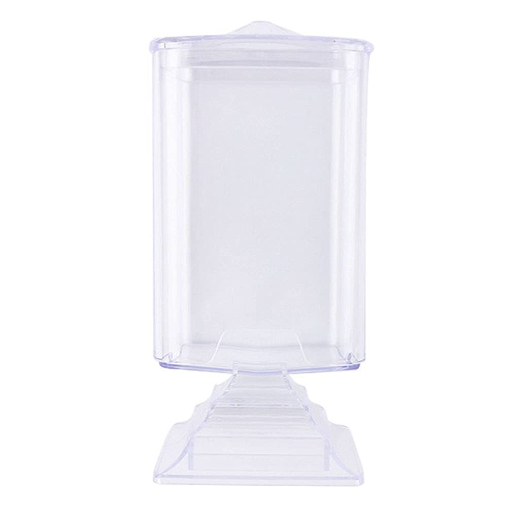 Transparent Acrylic Cosmetic Cotton Pad Holder Box Makeup Nail Art Polish Remover Pad Storage Container-image-26
