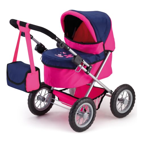 Bayer Trendy Doll Pram, Kids Play Stroller with Adjustable...