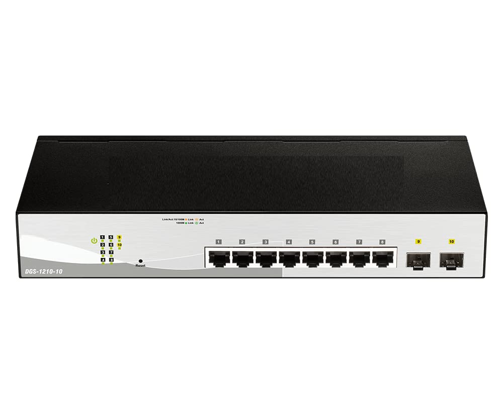Dlink(India) DGS-1210-10 10-Port Gigabit Smart Managed Switch