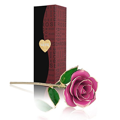 Rosa Regalo Fiore 24K Oro, Migliore Regalo per
