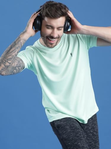 Image of EPPE Men's Round Collar T-Shirt | Regular & Dry Fit Summer Stylish Casual Tee | Polyester Half Sleeve T-Shirts for Men.