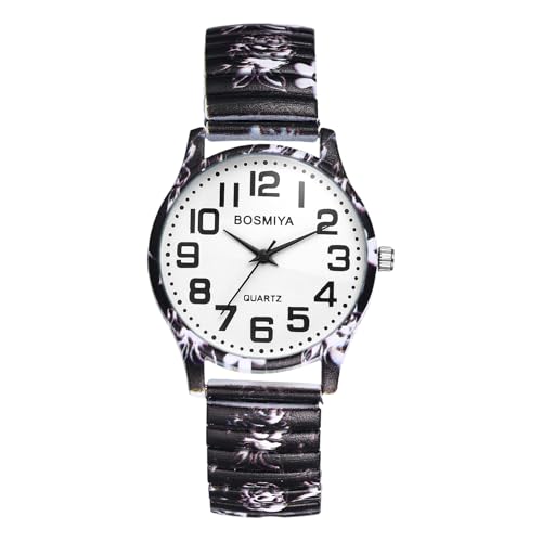 Montre bracelet élastique bohème OIDEA avec cadran lisible à quartz