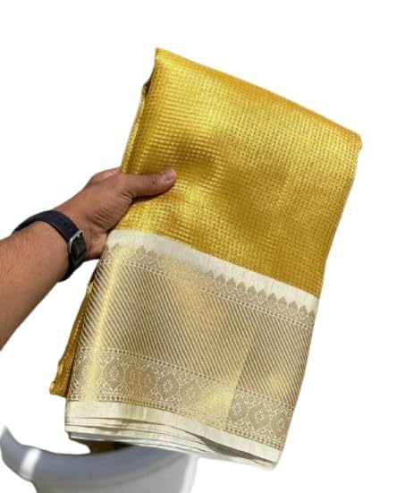 Celebrity Tissue Saree – Premium golden Designer Bollywood influe...