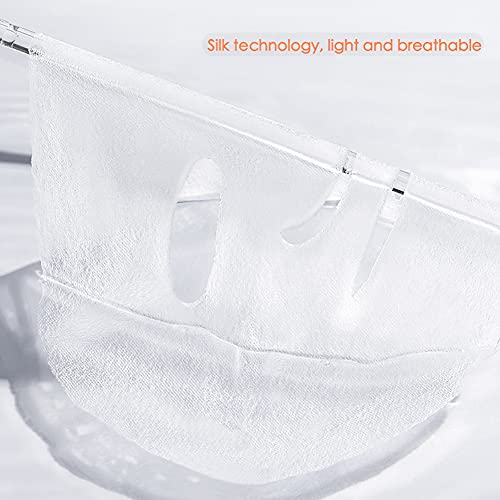 Tinleja 100Pcs Compressed Facial Mask Disposable Diy Cosmetic Compressed Facial Mask Sheet Mask Paper Skin Care Wrapped Masks With Mask Bowl #TOP7