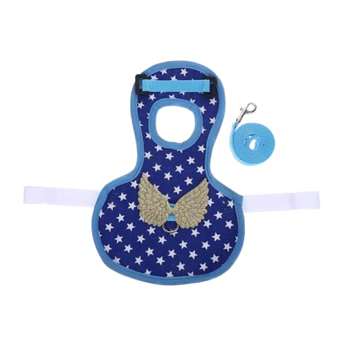 ibasenice Fashionable Chicken Duck Vest Cozy Harness Leash Set Rooster Harness and Vest Comfortable Bird Outfit