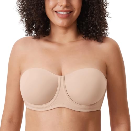 Image of DELIMIRA Confishape Strapless Full Coverage Plus Size Bra
