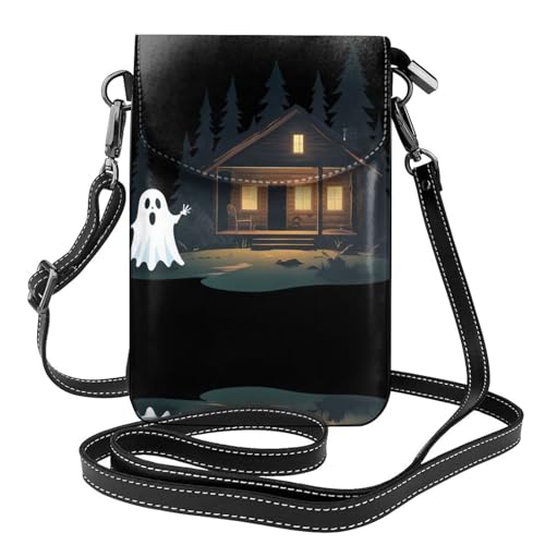 Sac téléphone portable cuir bandoulière anti-rayures pour la marche